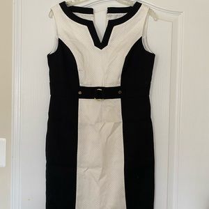 Ann Taylor Brand New black and white dress